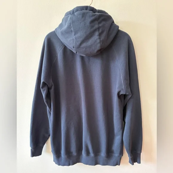 Gymshark Crest Hoodie Navy Blue Size Large - Picture 4 of 15